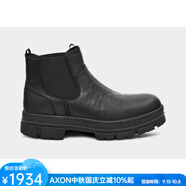UGG秋冬男鞋切爾西鞋套筒靴一腳蹬防水保暖舒適戶外徒步經(jīng)典日常黑色 Black Leather 黑色 13=46