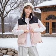 潮流前線(xiàn)女裝羽絨馬甲時(shí)尚 粉色 S