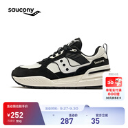 Saucony索康尼SHADOW 5000X復(fù)古休閑鞋男女夏季運(yùn)動(dòng)鞋男舒適軟底休閑鞋 黑米2 38