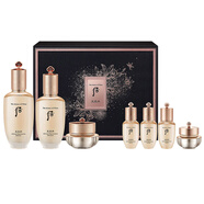 后（The history of Whoo）后天率丹套裝還幼凝顏賦活高端女護膚品禮盒節日禮物多效修復潤顏 天率丹水乳霜明星7件套盒修復