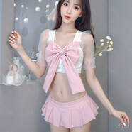 學(xué)生裝套裝學(xué)院風(fēng)日系可愛(ài)JK制服水手服青春裙子女百褶裙女短袖女 粉色jk 均碼 80-130