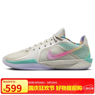 耐克NIKE女子籃球鞋 SABRINA 2 運(yùn)動(dòng)鞋HQ1846-001灰白/綠粉36.5