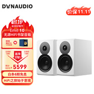 丹拿（DYNAUDIO）新意境系列 Emit 10 HiFi無(wú)源書(shū)架音響發(fā)燒音箱 木質(zhì) 2.0聲道 啞光白 一對(duì)