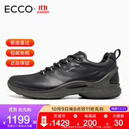 ECCO愛(ài)步小經(jīng)典男鞋春夏休閑鞋緩震舒適透氣運動(dòng)鞋健步837514【現貨】 黑色837514-01001 40