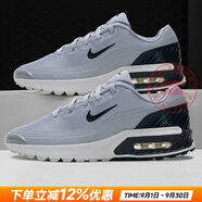 耐克（NIKE）男鞋 25夏季新款AIR緩震氣墊鞋舒適耐磨休閑鞋輕便透氣跑步鞋子男 MAX氣墊/狼灰色【曬圖-10】 40.5 碼（內長255mm）