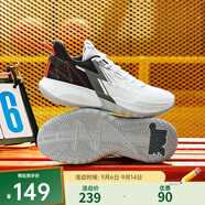 361°361度籃球鞋男鞋BIG3TEAM SE春夏季新款革網(wǎng)面透氣學(xué)生實戰(zhàn)訓(xùn)練鞋 【se輕透版】361度白/曜石黑 44