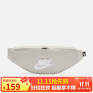 耐克NIKE男女腰包 單肩包斜挎包胸包休閑包DB0490-104 灰白均碼