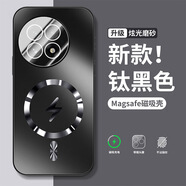 倍藍【自帶鏡頭膜】適用一加13手機殼1+13T/S保護套oneplus全包防摔輕薄磨砂磁吸散熱硬殼男女款防指紋 【鈦黑色】不沾指紋 輕奢質(zhì)感 一加13T