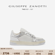 Giuseppe Zanotti【明星同款】GZ男士SS24春夏鏡面效果GZ94低幫鞋 001銀色 40