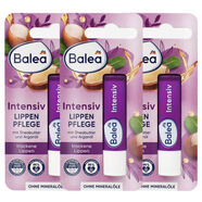 芭樂(lè )雅（Balea）潤唇膏修護唇炎德國進(jìn)口唇膏男女士保濕滋潤防干裂脫皮 乳木果潤唇膏4.8g*3