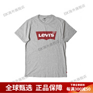 李維斯（Levi's）男款經(jīng)典LOGO印花短袖T恤 17783-0140 灰色:17783-0138 M