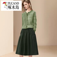 啄木鳥(niǎo)（TUCANO）歐美名媛秋冬裝今年流行漂亮套裝裙2026新款時(shí)尚針織衫裙子兩件套 圖片色 S