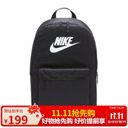 耐克NIKE雙肩包中性電腦包旅行HERITAGE休閑包書包 DC4244-010黑中