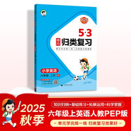 2025秋53單元歸類(lèi)復習 小學(xué)英語(yǔ) 六年級上冊 RP 人教PEP版（三年級起點(diǎn)）