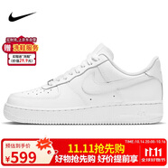 耐克NIKE緩震板鞋男空軍一號AIR FORCE 1運動(dòng)小白鞋CW2288-111白44