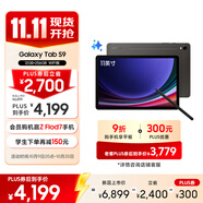 三星 Samsung【國家補(bǔ)貼】S9 11英寸平板電腦/AI智享學(xué)習(xí)辦公/驍龍8Gen2 12G+256G 云影灰WIFI