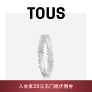 TOUS 桃絲熊925銀小熊戒指經(jīng)典簡(jiǎn)約時(shí)尚飾品潮流首飾情侶情侶禮物 銀色 512725521