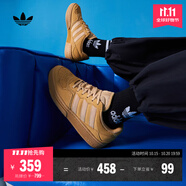 adidas「面包鞋」COURTIC經(jīng)典運(yùn)動(dòng)板鞋男女阿迪達(dá)斯官方三葉草 芥末黃   40