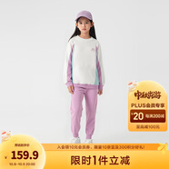 巴拉巴拉童裝兒童長(cháng)袖套裝2025新款秋冬裝男女童兩件套運動(dòng)休閑簡(jiǎn)約衣服潮 白紅色調00316-208325104201 160