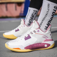 李寧龘膜狂潮5籃球鞋男高彈實(shí)戰比賽透氣男女跑鞋學(xué)生休閑運 淺綠 35