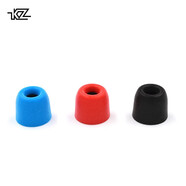 KZ 入耳式耳機降噪耳塞套記憶海綿套C套慢回彈舒適耳棉高級版 黑色大中小號（3對套裝） 記憶棉