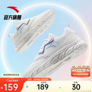 安踏輕便跑鞋女革面防潑水軟底跑步鞋輕質(zhì)減震運(yùn)動休閑鞋女旅游鞋
