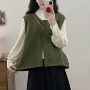 天啟世紀大碼入秋冬季穿搭一整套高級感氣質(zhì)三件 單件馬甲 M