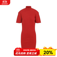 JACQUEMUS女士連衣裙顯瘦優(yōu)雅針織修身通勤宴會(huì)短裙簡(jiǎn)約 Red 均碼 |36