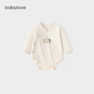 寶寶包屁衣春秋有機純棉嬰兒三角哈衣嬰幼兒衣服拾光日記 拾光日記 59cm