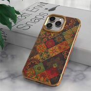 旭杉斯適用iPhone16ProMax手機殼輕奢手工制作小花 圖款4 iPhone_16