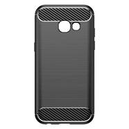 適用三星S24手機殼S24Ultra保護套A35拉絲A55碳纖維A25全包A72018 黑色 三星J510/J52016