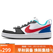 耐克NIKE男大童運動(dòng)鞋COURT BOROUGH運動(dòng)休閑鞋HF0742-161白黑38.5