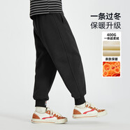 多多家【雙層加厚】男童加絨褲子冬季休閑運動(dòng)保暖長(cháng)褲兒童舒適華棉衛褲