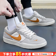 耐克（NIKE）男鞋 2025秋季新款運(yùn)動(dòng)鞋子時(shí)尚戶外休閑鞋透氣輕便耐磨低幫板鞋 灰/淺銀灰/山峰白/偏小半碼 39