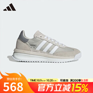 阿迪達斯 （adidas）三葉草男鞋女鞋 2025秋季新款運動鞋復古時尚低幫輕便耐磨休閑鞋 JR8765/奇跡礬土棕/白色/灰色 40
