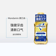 earthMondamin漱口水清新口氣清潔口腔預(yù)防蛀牙清洗食物殘渣日本直郵 漱口水 強效薄荷 600ml