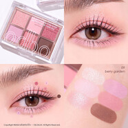 泰國odbo六色眼影盤(pán)焦糖可愛(ài)粉質(zhì)細膩自然顯色日常持久不飛粉平價(jià) 09