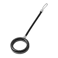 奇立彩日本EFF碳纖指環(huán)適用iPhone14蘋(píng)果SONY索尼Xperia1V手機實(shí)木掛繩 銀色+碳纖