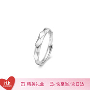 范琦（Fanci）為愛加冕對戒情侶銀戒指男女活口生日表白禮物送女友 男戒開口款單只 閃電發(fā)貨