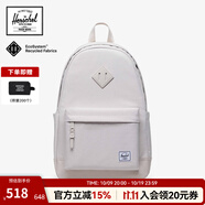 Herschel加拿大赫行 經(jīng)典系列Heritage男女書(shū)包通勤包雙肩背包 月光白 24升