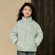 NAIYOUKIDS【魚(yú)線(xiàn)羽絨】奶油kids童裝女童2025新款冬季女童防水羽絨服外套潮 藍色（現貨） 170 碼（奶油媽穿建議體重100-110斤）