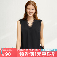 AMII女裝2025職業(yè)西服套裝女夏季新款休閑外套時(shí)尚西裝兩件套 黑色(吊帶背心) M (160)