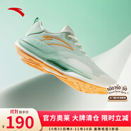 安踏（ANTA）C37 5代運動鞋女氮科技軟底跑鞋緩震回彈跑步鞋女 【C37 5代】象牙白/雨霧青-1 36