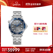 歐米茄（OMEGA）瑞士手表 海馬系列300機(jī)械表210.30.42.20.06.001 搶先購(gòu)