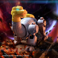 布魯可變形金剛積木人群星版第八彈第8代擎天柱紅蜘蛛男孩玩具盲盒禮物 群星版8彈變形金剛指定款-淤泥-恐龍