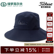 Titleist高爾夫球帽男女士大帽檐遮陽帽夏季時尚運動golf雨帽漁夫帽 TH22FSPBGC-40SM藍灰 均碼 S/M