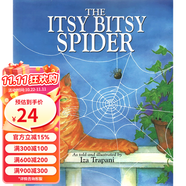 英文原版繪本 The Itsy Bitsy Spider 可愛的小蜘蛛 廖彩杏書單 Iza Trapani 兒歌童謠繪本睡前故事啟蒙閱讀英語(yǔ)輔導(dǎo)訓(xùn)練書 綠山墻