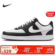 耐克NIKE板鞋女子減震COURT VISION運動鞋DH3158-003黑白38.5