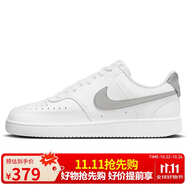 耐克NIKE板鞋女經(jīng)典百搭COURT VISION LOW休閑鞋CD5434-111白灰38.5