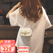 viney包包女包牛皮斜挎手機包洋氣單肩鏈條包生日禮物高級感送女友老婆